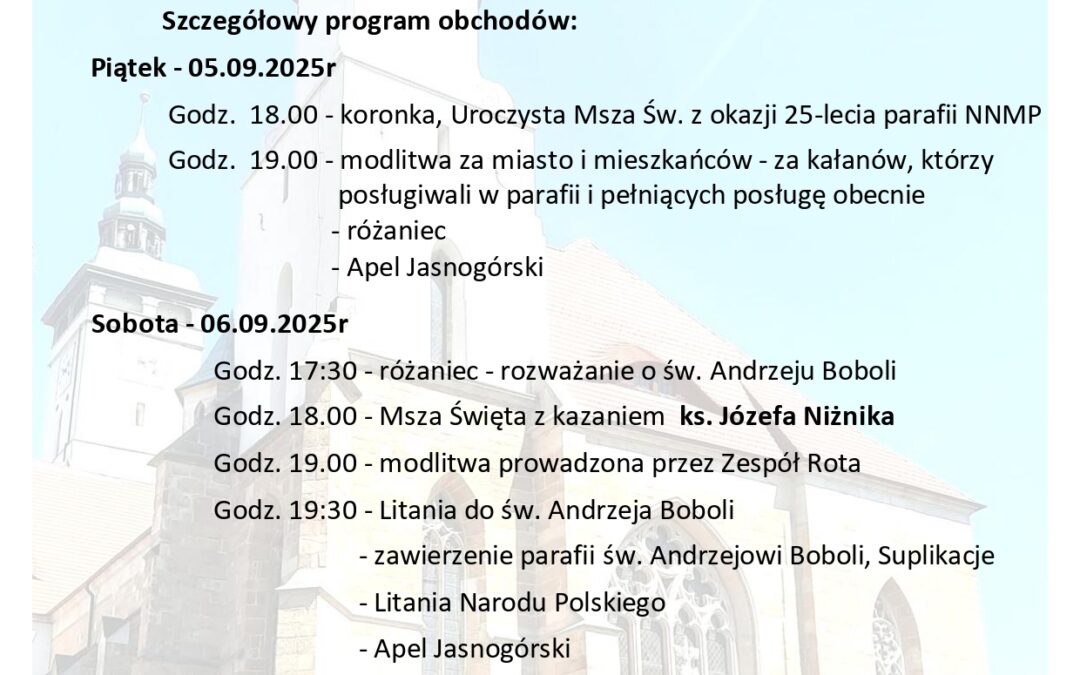 Triduum uroczystości